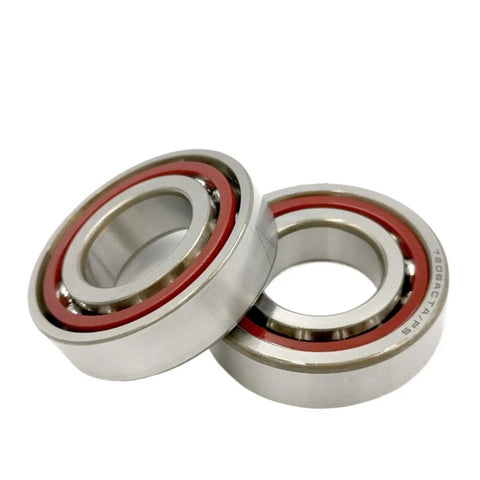 Angular Contact Ball Bearing 7300 7301 7302 7303 7304 7305 7306 Series 85x180x41 mm for tooling close-up of two bearings