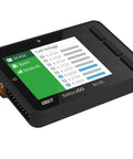 Close-up of Smart Battery Checker ICC2010 for RC Folks with digital display and XT60i port, measuring cell voltages and details.