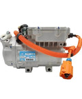 Genuine OEM Grade Electric Vehicle Air Conditioning Compressor For Byd Seal U And Song Plus EV Models view with orange wiring and label.