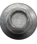 Top view of Heavy Duty Number Twelve Roofing Screws One And A Half Inch Self Drilling Type Five Drill Point with hex washer head