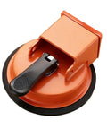 Grab These 2pcs Floor Gap Repair Tools With Strong Suction Cups To Fix Seamless Joints On Laminate Vinyl Planks Fast And Easy, showing a close-up of an orange suction cup tool.