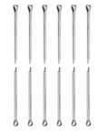 Heavy Duty 3mm by 50mm Cotter Pins 60 Pack for Machinery, 304 Stainless Steel Hairpin Fasteners Silver, Split Cotter Clips