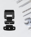 Sturdy Stainless Steel Toggle Latch Lock Box Clasp Clamp For Suitcase Storage Cabinet Waterproof Metal Clamps on white background.