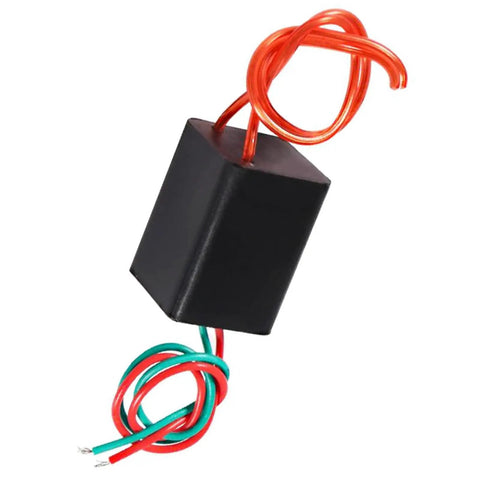 2 Pack DC 3.6V-6V to 20kV High Voltage Boost Module 1.5A Tesla Coil Style Power Converter with red and green wires