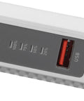 Mini Ups Battery Backup For WiFi Router And Modem 8000 Mah Uninterruptible Power Supply showing battery level indicators and USB port.