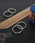 1 Lb Value Pack 5 Percent Silver Phosphor Copper Brazing Rods BCuP-3 For Welding 0.050x1/8x19.25 Inch displayed on table
