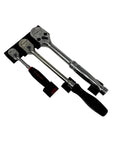 MagAttach Ratchet Organizer Kit 3 Piece Tool Tray Set Blue and Black holds ratchets securely, prevents slipping, enhances access.