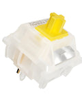 Milky Yellow Pro V3 Linear Keyboard Switches, Pre-Lubed For All MX Mechanical Keyboards, 5-Pin, 50gf Actuation, 90-Pack
