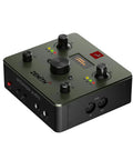 Zenith 2 USB C Audio Interface for Guitar, Vocals, Streaming and Podcasting, top view with knobs and input ports visible.
