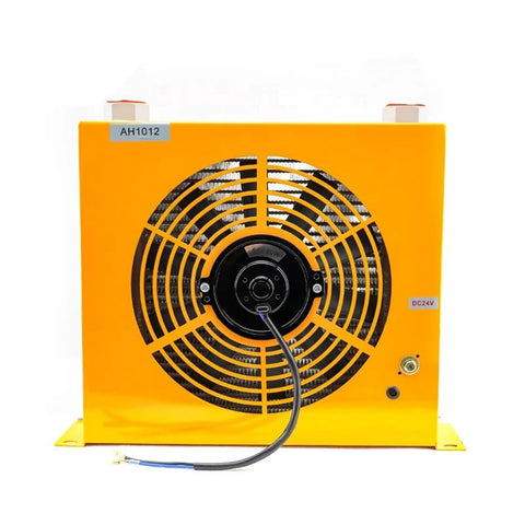 Excavator Hydraulic Oil Cooler And Air Cooling Heat Exchanger In Lightweight Aluminum Alloy For Quick Efficient Cooling And Water Oil Separation Prevention AH1417 Air Fan Cooling