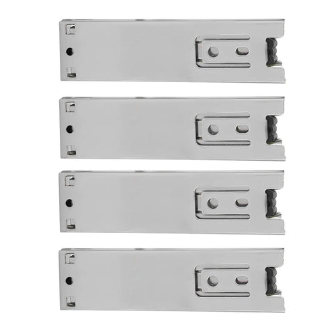 Set of four 5 Inch Drawer Slides Full Extension Ball Bearing Drawer Runners Side Mount With Smooth Nylon Wheels