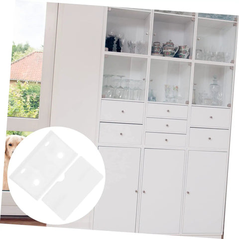 100 Piece Plastic Corner Braces And Shelf Gusset Brackets With Slick Fit For Cabinet Assembly Using 90 Degree Right Angle Support Pins For No Sweat Setup And Rock Solid Furniture Holdings