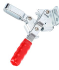 Heavy Duty 150kg Quick Release Toggle Clamp With Ergonomic Joystick Control For Precise Metal Plate Clamping In Machining Welding And Fabrication For Home Shop And Industrial Use, red handle