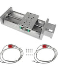 CNC Linear Motion Actuator With 200mm Stroke For X, Y And Z Axis Sliding Table Rail Guide Dual Linear Slide Rails, Limit Switches