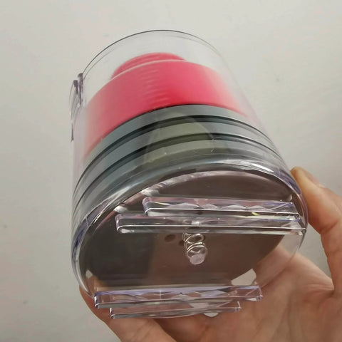 Side view of Hand Bearing Packer And Wheel Bearing Packer Tool, Portable Self Contained Grease Repack System For Bearings Up To Three And A Half Inches, Flushes Out Old Grease With Less Mess, Keeps Grease In The Tool, No More Grease On Your Hands.