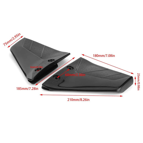 Hydrofoil Boat Motor Stabilizers For 4HP To 50HP Outboards, Cut Drag And Cavitation, product dimensions shown with measurements