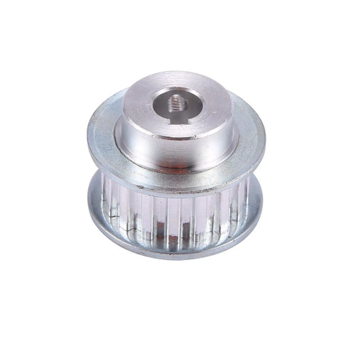 Heavy Duty Aluminum Synchronous Pulley Pair For Motor Belt Drives Mini Lathe Tooling precision machined aluminum gear with 8mm bore.