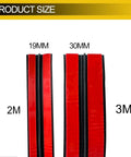 Kick Rain Sand And Dust To The Curb Keep Your Sweet Ride Sealed Tight With This Beefy Epdm Rubber Door Weatherstrip Built For Gmc Hummer Ev 2022 To 2026 For Reliable Crank Up Ready Performance showing size options 2M, 3M, 19MM, 30MM.