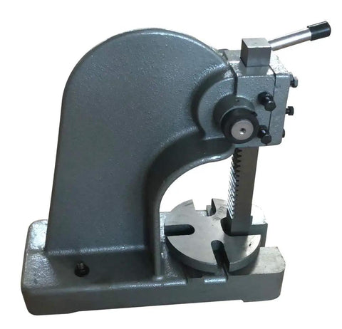 2-Ton Heavy-Duty Arbor Press With Cast Iron Frame, 4-Position Steel Anvil, 8.47 Inch Max Height, 12 Inch Work Diameter shown