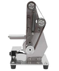 Rock Solid Badass Mini Electric Belt Sander With 9000 RPM Dual Bearing Stability And Dust Resistant Grip, side view.