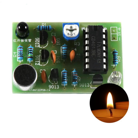 Soldering Practice Kit For Beginners And Students With Electronic Candle Project LED DIY Electronics Kit with PCB components