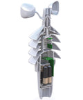 Internal view of Notos 3N1TXC 3 In One Wireless Weather Sensor With Wind Speed Temperature And Humidity 433 MHz Transmission.