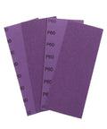 Grab This Sweet 20-Pack Of 9x36 Inch Wet Or Dry Purple Sand Sheets For Wood Furniture Cars And Workshops With Grippy Grip Grits, P60 grit sanding sheets.