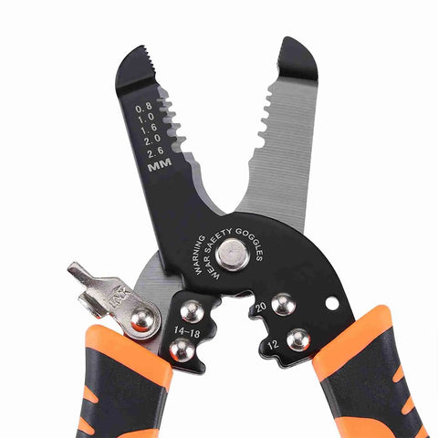 Versatile Wire Stripper Pliers Cutting Tool For DIY Wiring Auto And Home Projects Electrician Grade Heavy Duty Manganese Alloy Built