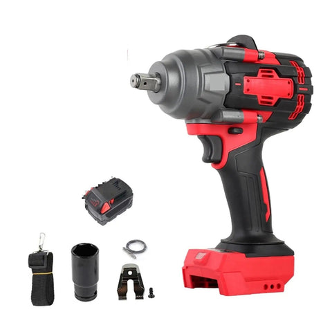 High Torque Brushless Cordless Impact Wrench Electric Power Tool For Car Repair Truck Service And Home Improvement. Lightweight Design Offers Maximum Flexibility And Quiet Operation Without The Hassle Of Cords. Perfect For Pro Mechanics And Diy