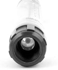 Panel Type Water Flow Meter LZT G15 0.5 To 5 GPM 2 To 18 LPM Easy Install Panel Mount Flowmeter For Water Systems close-up of inlet