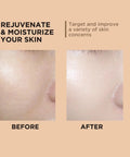 Before and after skin effects using Rechargeable Handheld High Pressure Facial Micro Nano Mist Injector Sprayer Portable Cordless Spray Gun Compressor Nano Facial Steamer For Deep Hydration And At Home Spa Vibes For That Healthy Glow