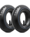 Heavy Duty 4.10/3.50-4 Inner Tube Set With TR-13 Straight Valve, two tubes for wheelbarrows and mowers