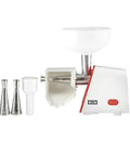 Weston Deluxe Electric Tomato Strainer And Food Mill Sauce Maker With Powerful 250 Watt Motor for easy fruit and vegetable processing.