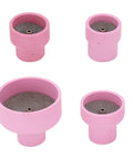 Ceramic Cup Kit For Welding Gear With High Temp Durable Pro Grade Ceramic Easy To Install Long Lasting Life Pink Color