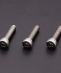Top Tier 1/4-20 X 3/4 Inch 304 Stainless Steel Socket Head Cap Screws With Allen Hex Drive, three screws shown.