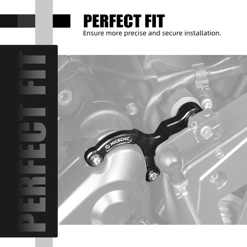 Gear Shift Stabilizer For Yamaha Tenere 700 MT-07 Pro Riders Upgrade To Prevent Mis Shifts And False Neutrals installed on bike
