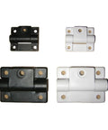 4-piece set of plastic Z-shaped adjustable torque-damping hinge stops, black and white, small size
