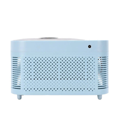 Portable Countertop Mini Ice Maker Makes Ten Snappy Cubes On The Fly In Just Fifteen Minutes With Ultra Quiet Operation - side view.