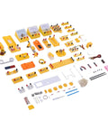 Electricity And Magnetism Lab Kit For High School Students With Hands On Experiments Covering Circuits Ohm Law Electromagnetism Projects STEM Science Classroom Set For Home Or School components displayed