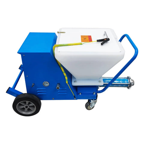 T8 Mortar Spray Machine With 7.5 Meter Hose 220V Powerhouse That Works Like A Champ Spraying Putty Cement Grout Adhesive Real Stone Paint Waterproof Sealant Elastic Impact Resistant Compound For Pros And Crews