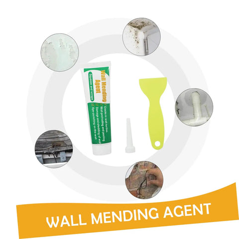 Two Set Wall Mending Repair Cream For Cracks Graffiti And Stains Easy To Apply Crack Paste With Scraper