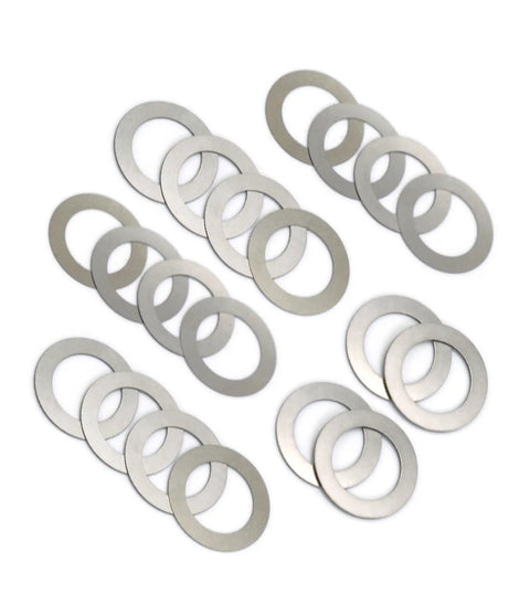Pro Grade Shim Kit For 1/2x28 Thread Barrel Muzzle Devices Alignment Set For.223/5.56, 20 Pack, Stainless Steel 304