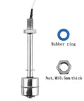 4 Inch Stainless Steel Tank Water Level Float Switch 110 Volt Sensor With 12 Inch Wire Lead Built Tough For Home And Jobsite Fast Accurate Level Readings Easy To Install, stainless float switch with nut and rubber ring