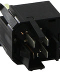 Rotary Selector Blower Switch 20046 Replacement For Auto HVAC Climate Control, black rectangular design, side view