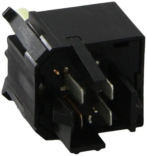 Rotary Selector Blower Switch 20046 Replacement For Auto HVAC Climate Control, black rectangular design, side view