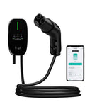 Tesla Level 2 EV Charger 48 Amp Wall Charger Hardwired WiFi Enabled With Smart App Control For Home Use Fast 46 Miles Per Hour Charging And Adjustable Amperage Up To 40 Amps On 50 Amp Circuits