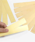 Handy Brass Shim Stock Set Pack Of 10 Strips 1 Inch Wide By 6 Inches Long 0.006 Inch Thick Flexible Brass Sheets for various uses