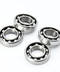 7x14x3 Point 5mm 687 Open Mini Ball Bearings Kit for RC Cars 10pcs pro grade upgrade parts visible in close-up view.
