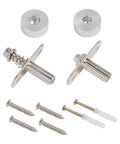 Space Saving 360 Degree Rotating Shaft Hinges Concealed Pivots Multipurpose Adjustable Door Hardware aluminum steel components