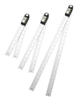 Hardcore Stainless Steel Digital Protractor With Bold Lcd Screen For Spot On 360 Degree Angle Measuring In Construction And Woodworking Gonna Help You Nail Every Cut Perfectly, showing three sizes.